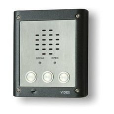 Audio antivandal modul pro Videx 4+n, 3 tlačítka, nerez VIDEX ART. VR4KAM-3
