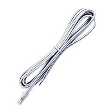 Připojovací kabel s MP konektorem (vidlice), 2m  0,5mm2, bílý, volný konec 5mm