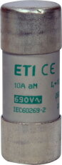 Válcová pojistka CH22 aM 10A/690V ETI 002652042
