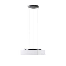 Závěsné LED svítidlo se skleněným stínidlem OSMONT LINA LE7 34W IP40 4K černá