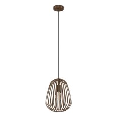 Závěsné svítidlo ESPINAL E27 bronz 1X40W IP20 EGLO 901097