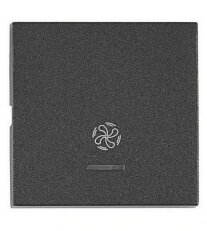 Kryt přístrojů s průhledem, symbol ventilátor, antracit SCHRACK EV112219--