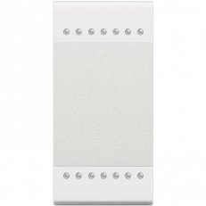 BTICINO LIVINGLIGHT MYHOME KRYTKA SPÍNAČE PRO 2 FUNKCE 1MODULOVÁ BÍLÁ N4911N