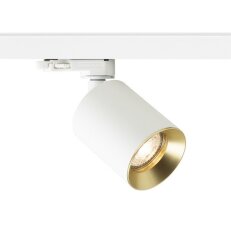 DARIO pro tříokr. lištu bílá česaná mosaz 230V GU10 9W RENDL R13873