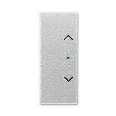 ABB Time Kryt 2násobný levý/pravý symbol ''žaluzie'' titanová 6220E-A02002 08