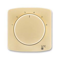 Kryt termostatu s otočným ovládáním, béžová ABB 3292A-A00300 D
