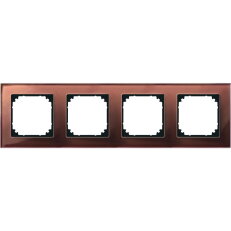 Rámeček M-Elegance 4násobný Mahogany Br SCHNEIDER 489415