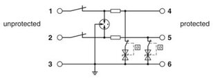 Svodič přepětí TTC-6P-2X1-M-24DC-PT-I PHOENIX CONTACT 2906753