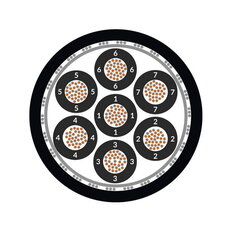 Železniční kabel ÖLFLEX TRAIN 345 C 600V 3X4 LAPP 15345007