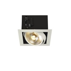KADUX 1 vestavné svítidlo jedna žárovka QPAR111 hranaté bílé matné max. 75 W