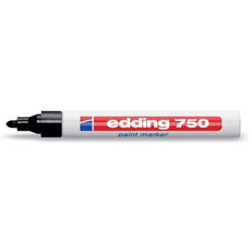 EDDING 750 černá Permanentní pero s kulatým hrotem 2-4mm / barva černá