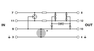 Zásuvný svodič pro přepěťovou ochranu PT 3-HF-12DC-ST PHOENIX CONTACT 2858043