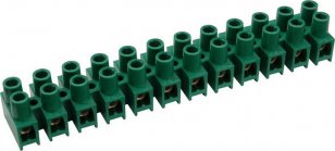 SEZ-CZ 6336-54 Přístrojová svorkovnice 6mm zelená
