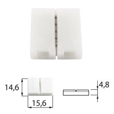 Spojka RGB LED pásků šíře 10 mm, 4 piny MCLED ML-112.001.21.5
