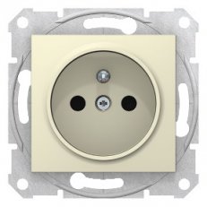 Sedna Zásuvka 2P+PE s clonkami, Beige SCHNEIDER SDN2800147