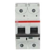 S802S-UCK63 jistič char. K 2p 63A 250V DC Icu 50kA ABB 2CCS862001R1597