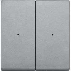 Radiové (RF) tlačítko 2-nás. CONNECT, Aluminium, System M SCHNEIDER MTN505260