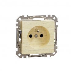 Sedna D/E Zásuvka 230V 16A clonky bezšroubová, Bříza SCHNEIDER SDD180012