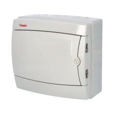 Rozvodnice Acqua 3908-TB IP65 8mod. na omítku neprůhl. dveře 215x235x110 FAMATEL