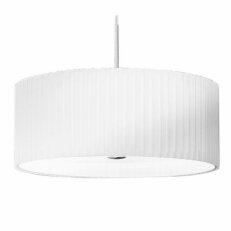 COLE II závěsná 50 krémově bílá plisované 230V E27 3x40W RENDL 06094520020