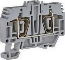 Řadová pružinová svorka ESP-HMM.6 800V 6mm2 šedá na DIN lištu ETI 003903133