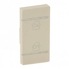 VALENA LIFE KRYT PRO MYHOME_UP SYMBOL ON/OFF PRAVÝ 1MODULOVÝ BÉŽOVÝ LEGRAND