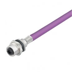 Kulatý zásuvný konektor SAIE-M12B-PB-0.5U HW WEIDMÜLLER 1279480050