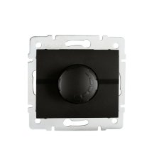 LOGI Otočný stmívač 500W s filtrem - černá matná KANLUX 33584