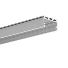 LED hliníkový profil KLUŚ GIZA-LL stříbrná anoda 1m, A00758A_1