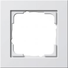 Krycí rámeček 1x E2 čistě bílá matná GIRA 021122