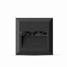 2W LED Step Light Black Body Square Warm White, VT-1152 V-TAC SKU1323
