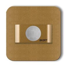 Skoff MC-SAL-M-0 Senzor PIR Salsa mat.mosaz (M) 10V IP20