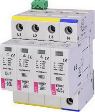 Svodič přepětí  ETITEC C T2 275/20 3+1 RC síť TT ETI 002440404