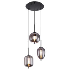 Závěsné svítidlo BLACKY černá 3xE14, max. 40W 230V GLOBO 15345-3