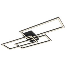 Stropní svítidlo TINY černá LED 58W 230V, 3200lm, 3000-6500K GLOBO 67247-58SH
