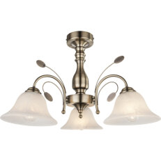Stropní svítidlo POSADAS mosaz 3xE27, max. 60W 230V GLOBO 69007-3