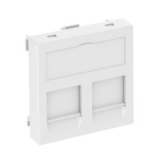 OBO DTG-2C RW1 Nosiče datové techniky dva připojovací moduly 45x45mm čistě bílá