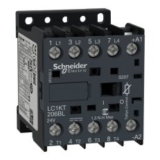 Stykač TeSys K 4P AC3 440V 20A cívka 24V DC SCHNEIDER LC1KT206BLS207