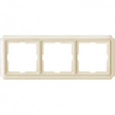 Merten Rámeček trojnásobný, Antique, White Cream SCHNEIDER MTN483344