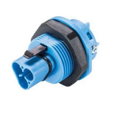 vidlice vestavná gesis RST, 3-pól, šroubové svorky, M25, modrá