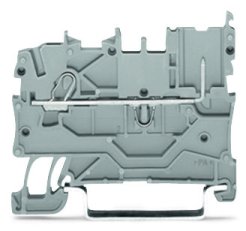 Základní svorka-1 vodič/1pin, na DIN lištu, Push-in CAGE CLAMP, modrá