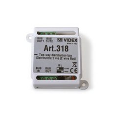 Pasivní video BUS 2 distributor pro 2 videotelefony VIDEX ART. 318