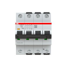 S303P-B20NA 3+N jistič odpojení N vodiče 20 A char. B 25kA ABB 2CDS383103R0205