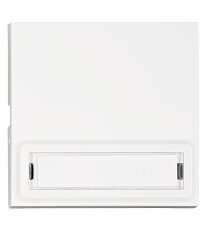 Kryt přístrojů s podsvětleným popisovým polem, bílý SCHRACK EV102211--