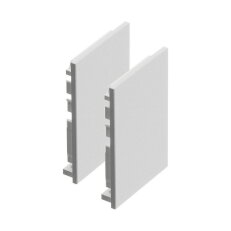 XROPE UGR SET OF 2 AL. END CAPS SWH