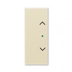 ABB Element Kryt 2násobný levý/pravý symbol žaluzie'' slonová kost/led. bílá