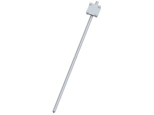 Jednodílný pozinkovaný zemnič se svorkou, L1500, materiál StZn GROMTOR 214012