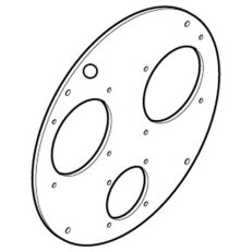 Scame Čelo k bubnu ROLLER 330 - SC92077