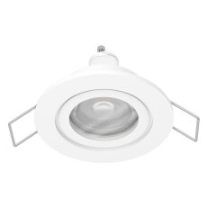 Vestavné svítidlo BARRANCO GU10 d84 IP44 bílá EGLO 902247