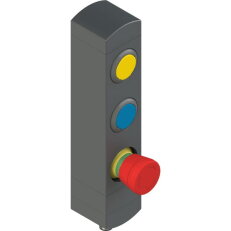 Ovládací jednotka BN 3 prvky (konfigurace A36) 1NO, Konektor M12,12 pólů, IP65